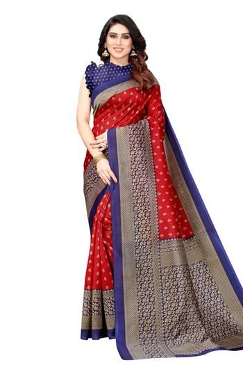 Art Silk Casual Wear Printed Saree SR05170322