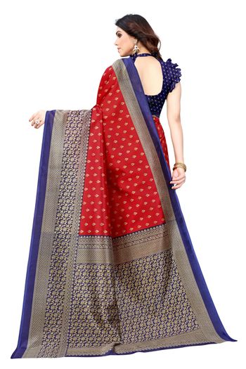 Art Silk Casual Wear Printed Saree SR05170322