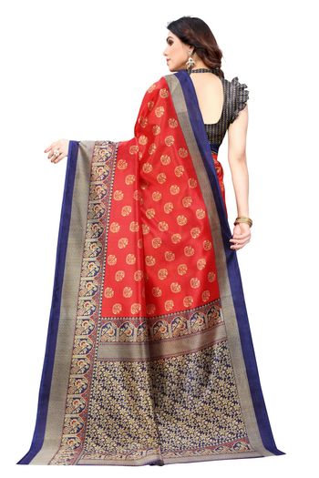 Art Silk Casual Wear Printed Saree SR05170325