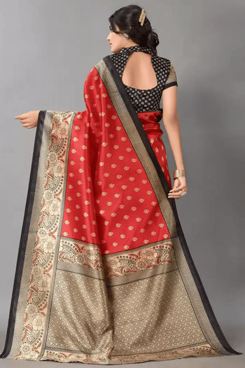 Art Silk Casual Wear Printed Saree SR05170337