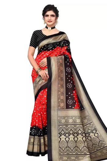 Art Silk Casual Wear Printed Saree SR05170348