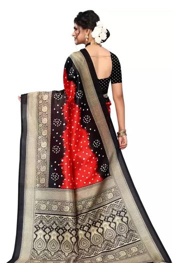 Art Silk Casual Wear Printed Saree SR05170348
