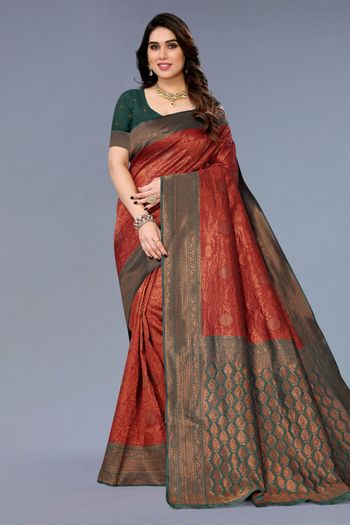 Art Silk Casual Wear Printed Saree SR05170421