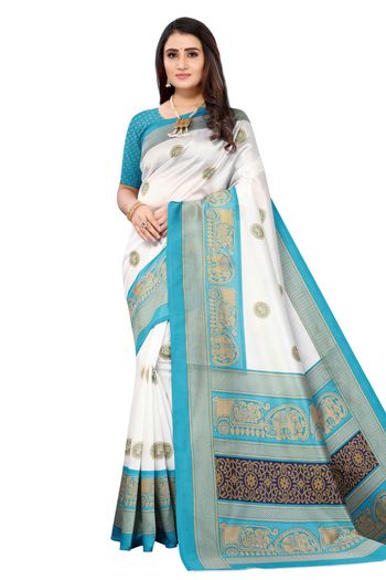 Art Silk Casual Wear Printed Saree SR05170225