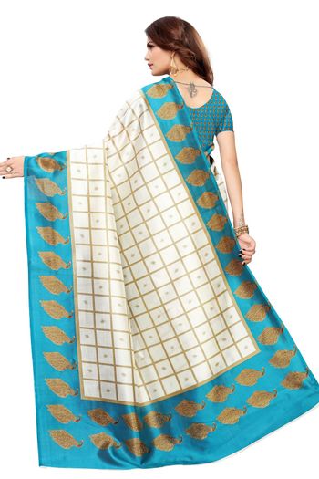Art Silk Casual Wear Printed Saree SR05170243