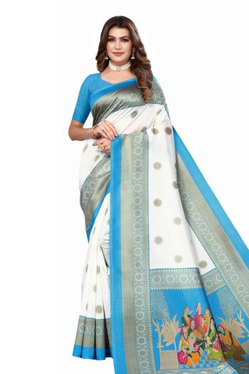 Art Silk Casual Wear Printed Saree SR05170279