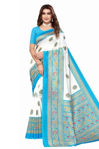 Art Silk Casual Wear Printed Saree SR05170288