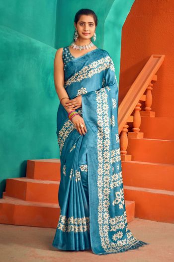 Art Silk Casual Wear Printed Saree SR05170353