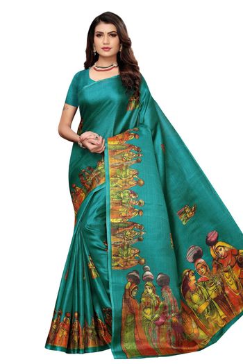 Art Silk Casual Wear Printed Saree SR05170250