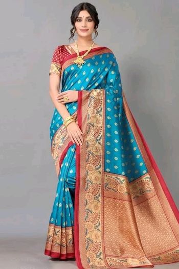 Art Silk Casual Wear Printed Saree SR05170334