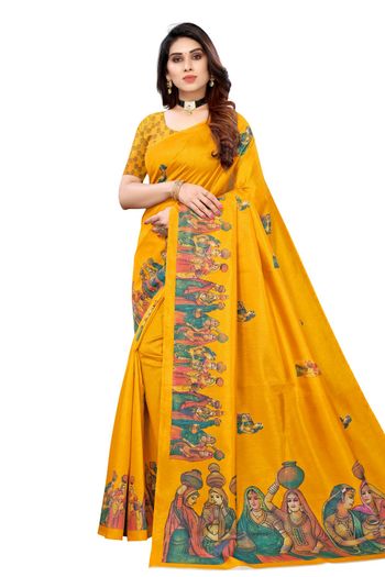 Art Silk Casual Wear Printed Saree SR05170257