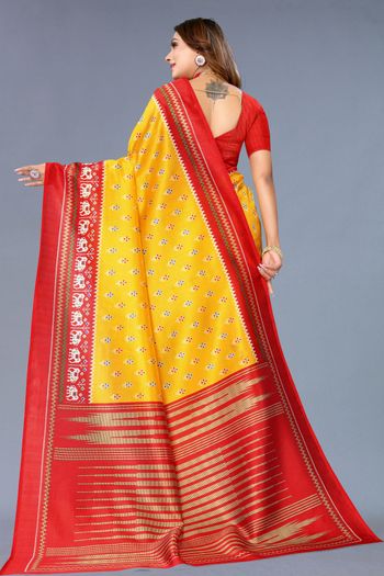 Art Silk Casual Wear Printed Saree SR05170303