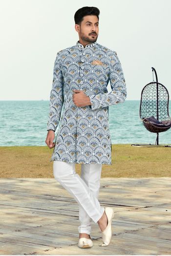 Banarasi Silk Stitched Sherwani KP04126202