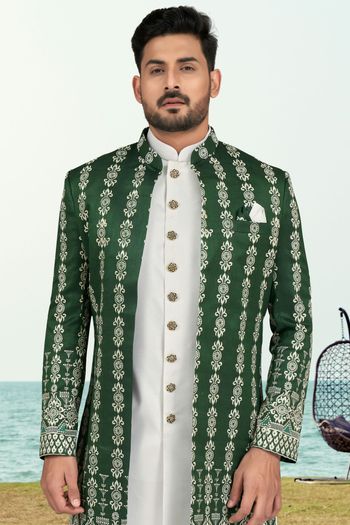 Banarasi Silk Stitched Sherwani KP04126187