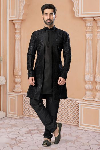 Banglori Silk Stitched Sherwani KP04126222