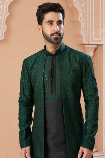 Banglori Silk Stitched Sherwani KP04126227