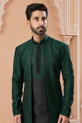 Banglori Silk Stitched Sherwani KP04126256