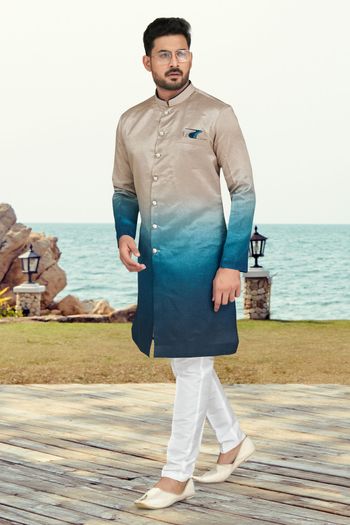 Champion Silk Stitched Indo Western Sherwani KP04126174