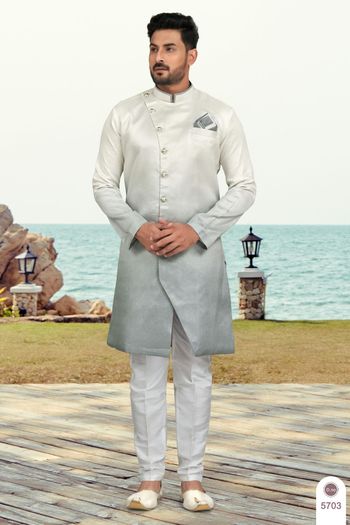 Champion Silk Stitched Indo Western Sherwani KP04126172