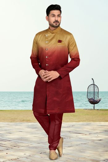 Champion Silk Stitched Indo Western Sherwani KP04126169