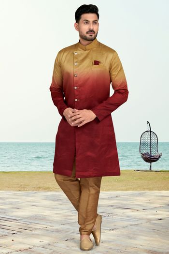 Champion Silk Stitched Indo Western Sherwani KP04126175