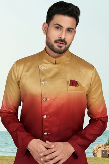 Champion Silk Stitched Indo Western Sherwani KP04126175