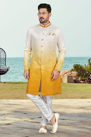 Champion Silk Stitched Indo Western Sherwani KP04126185