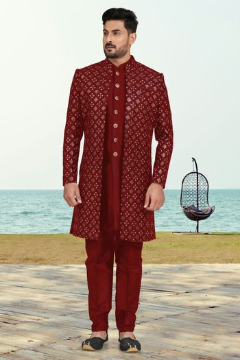 Champion Silk Stitched Sherwani KP04126208