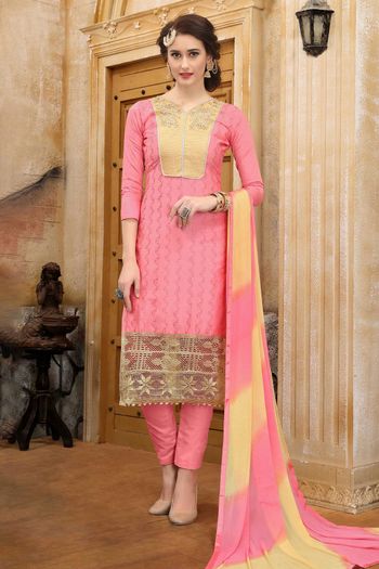 Cotton Unstitched Straight Suit SM03230721