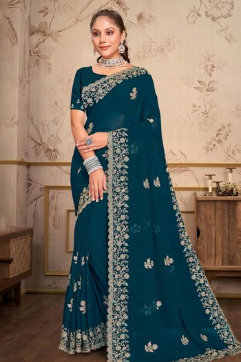 Georgette Designer Saree SR04690819