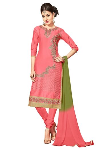 Glaze Cotton Unstitched Churidar Suit SM03230791