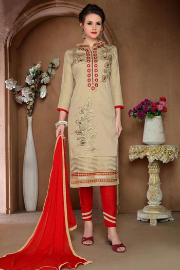 Glaze Cotton Unstitched Straight Suit SM03230770