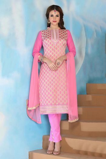 Glaze Cotton Unstitched Straight Suit SM03230773