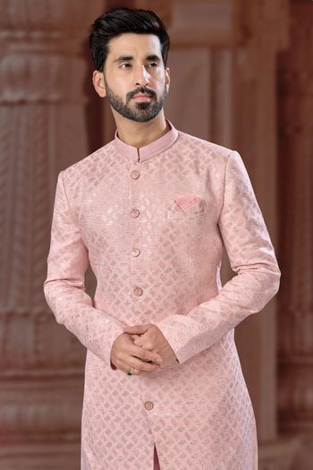 Jacquard Stitched Sherwani KP04126240