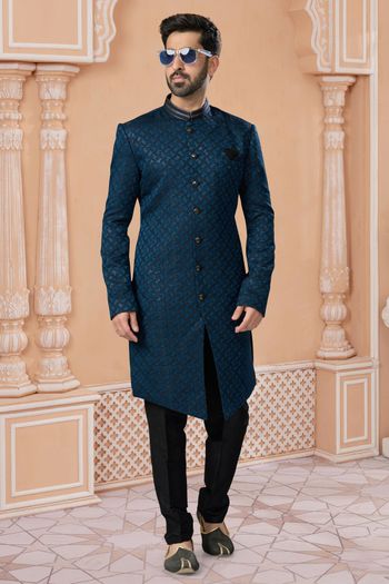 Jacquard Stitched Sherwani KP04126224