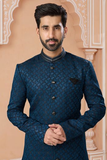 Jacquard Stitched Sherwani KP04126224