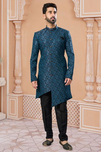 Jacquard Stitched Sherwani KP04126233