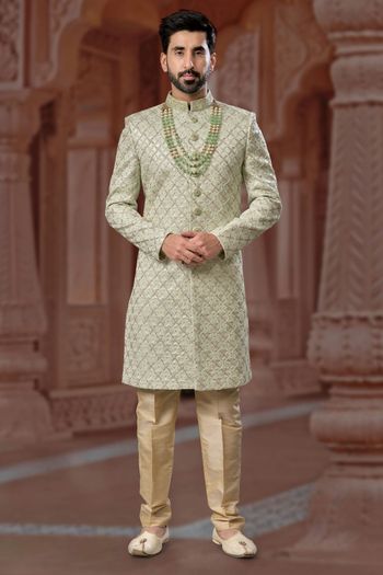 Jacquard Stitched Sherwani KP04126252