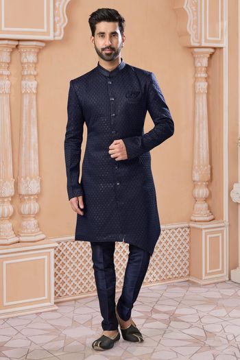 Jacquard Stitched Sherwani KP04126232