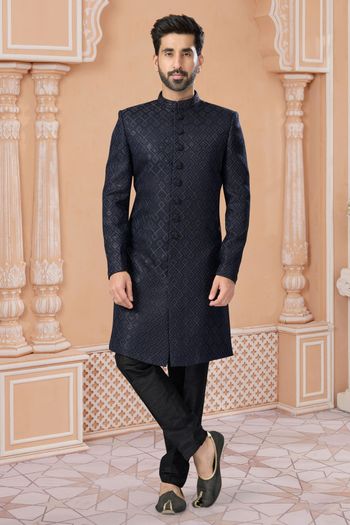 Jacquard Stitched Sherwani KP04126248