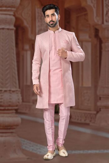 Jacquard Stitched Sherwani KP04126231