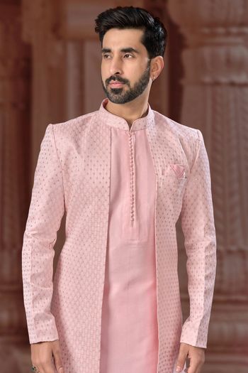 Jacquard Stitched Sherwani KP04126231