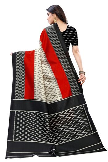 Khadi Silk Casual Wear Printed Saree SR05170457