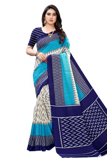 Khadi Silk Casual Wear Printed Saree SR05170458