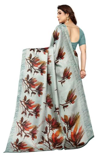 Khadi Silk Casual Wear Printed Saree SR05170472