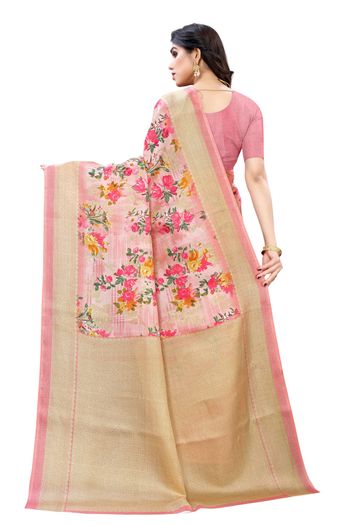 Khadi Silk Casual Wear Printed Saree SR05170462