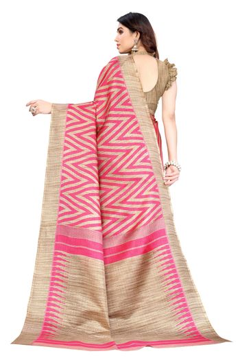 Khadi Silk Casual Wear Printed Saree SR05170470