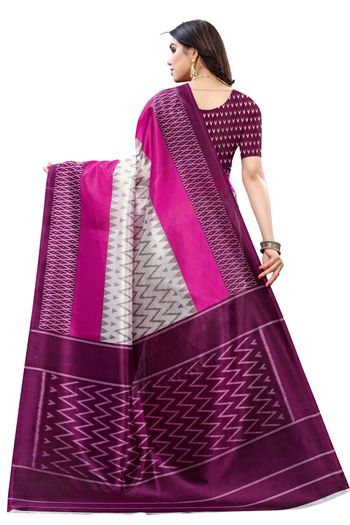 Khadi Silk Casual Wear Printed Saree SR05170460