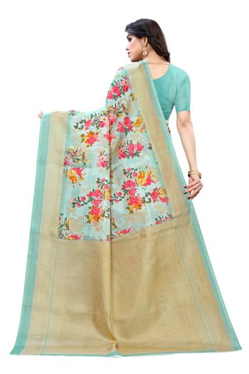 Khadi Silk Casual Wear Printed Saree SR05170461