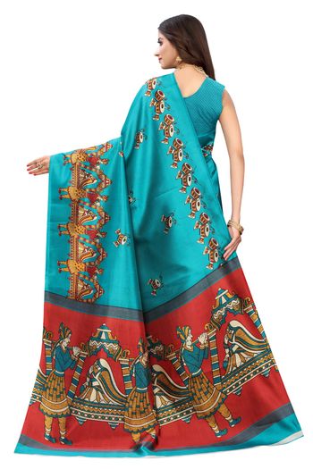 Khadi Silk Casual Wear Printed Saree SR05170455